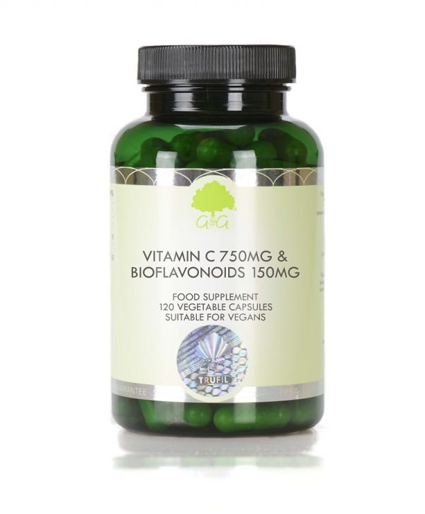 Vitamin C 750mg & Bioflavonoids 150mg - 120 Capsules