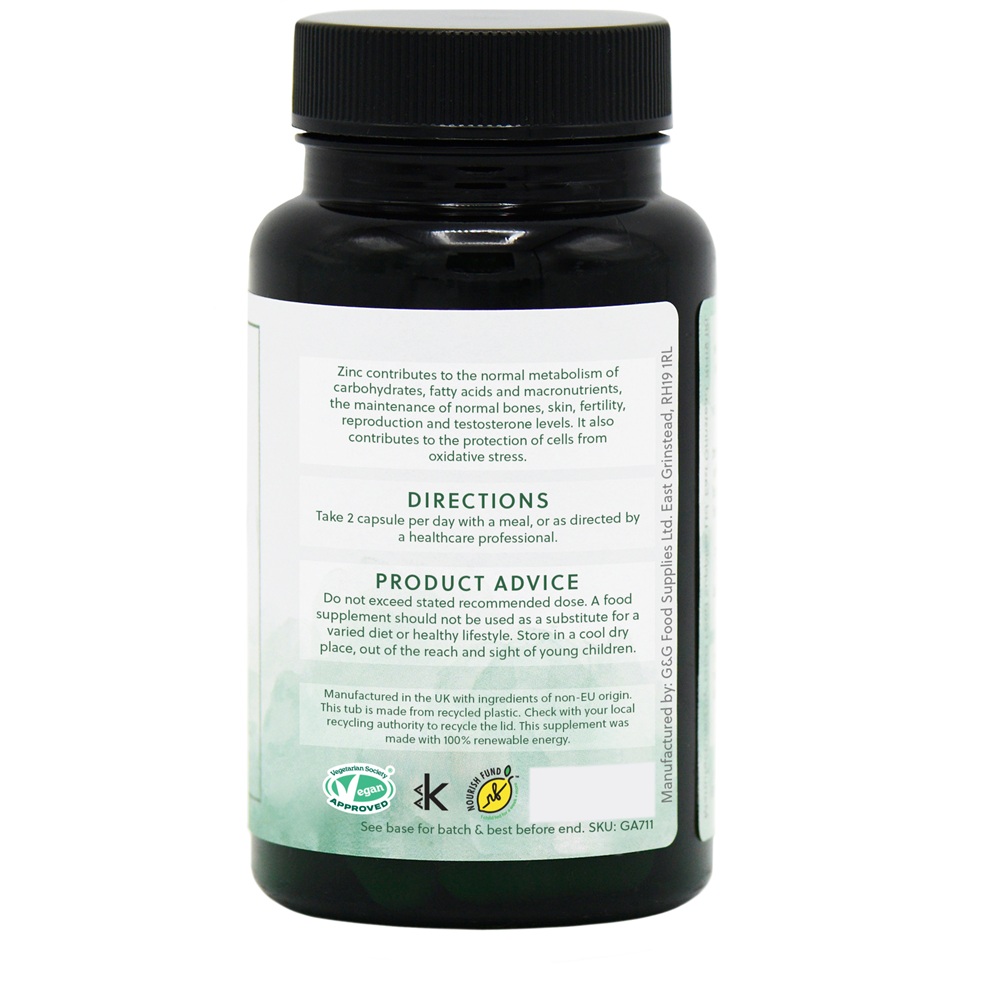 Picolinat de zinc 22mg - 120 capsule vegane - imagine 5