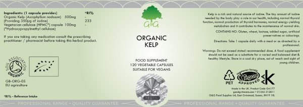 Organic Kelp 500mg