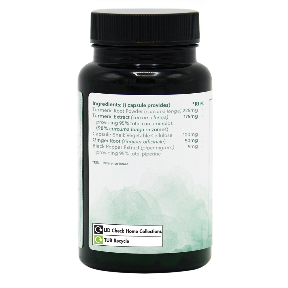 Turmeric & Curcumin - 60 de capsule vegane - imagine 3